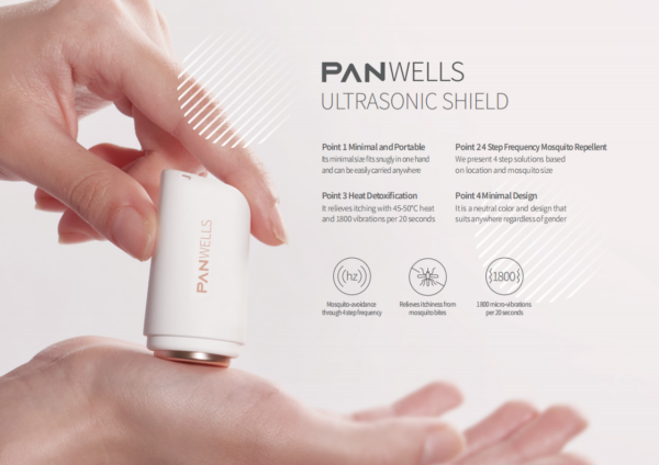 Panwells Ultrasonic Shield (Mosq Repellent) (Black/ White) - Image 3